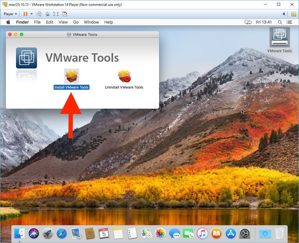 mac os vmware image download